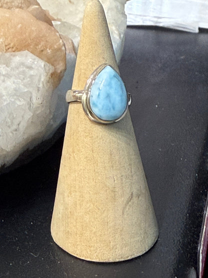 Larimar Ring, Size 5

Ocean Serenity • Divine Feminine • Inner Peace Crystal Wellness