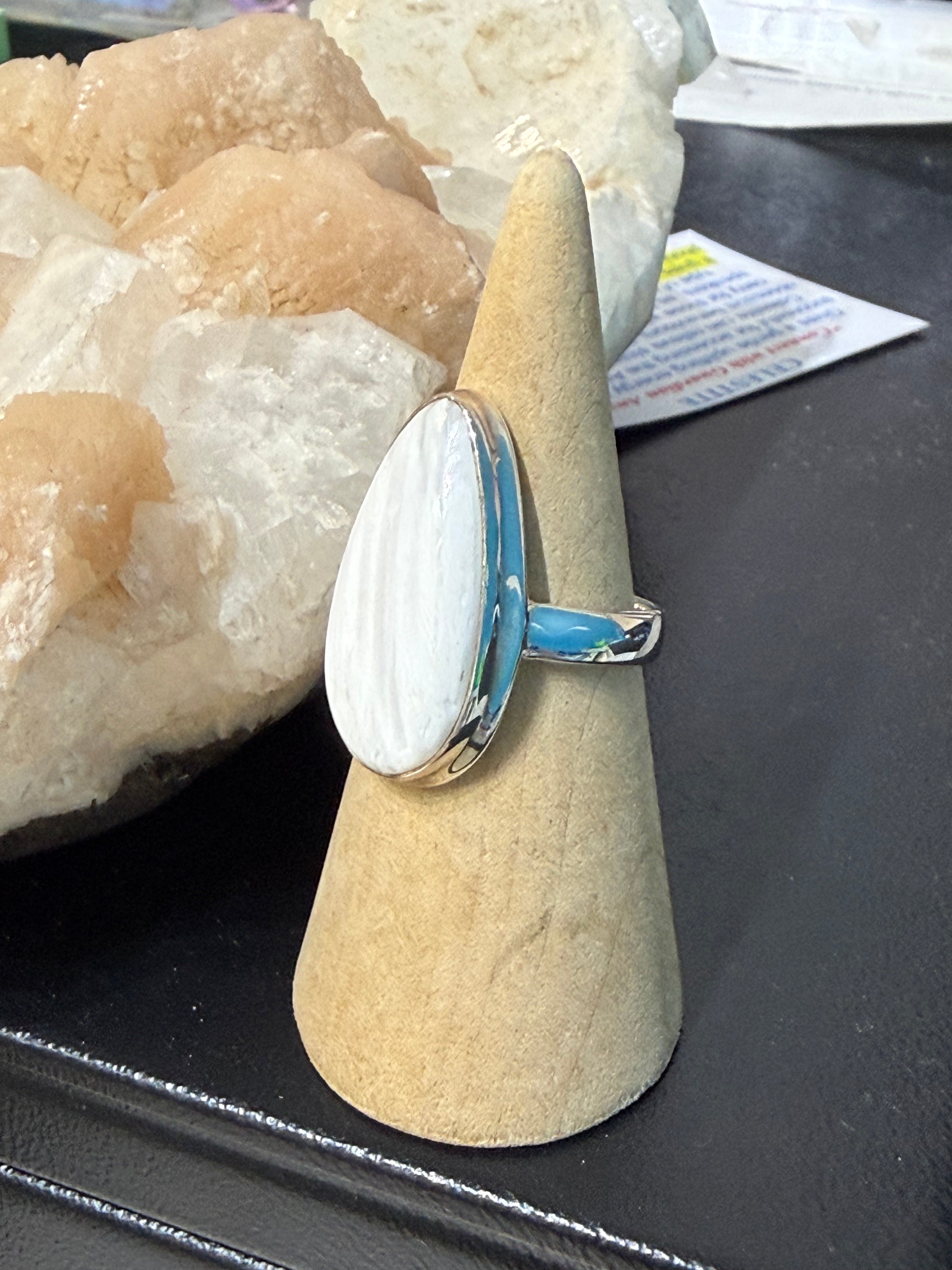 Scolecite Ring – Size 9 Crystal Wellness