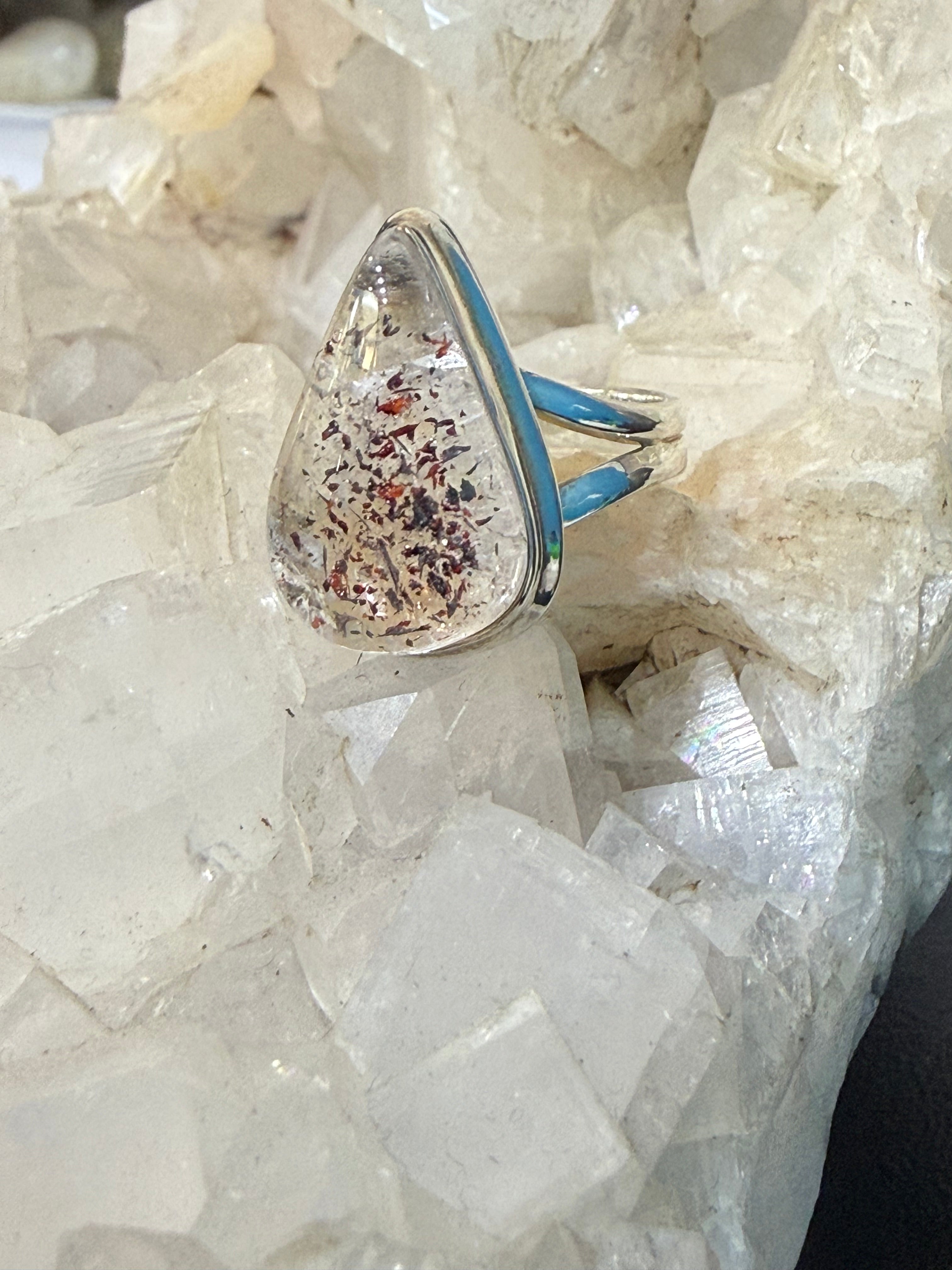 Fortune Glow Orire Lucky Quartz Ring – Size 6.5 Crystal Wellness