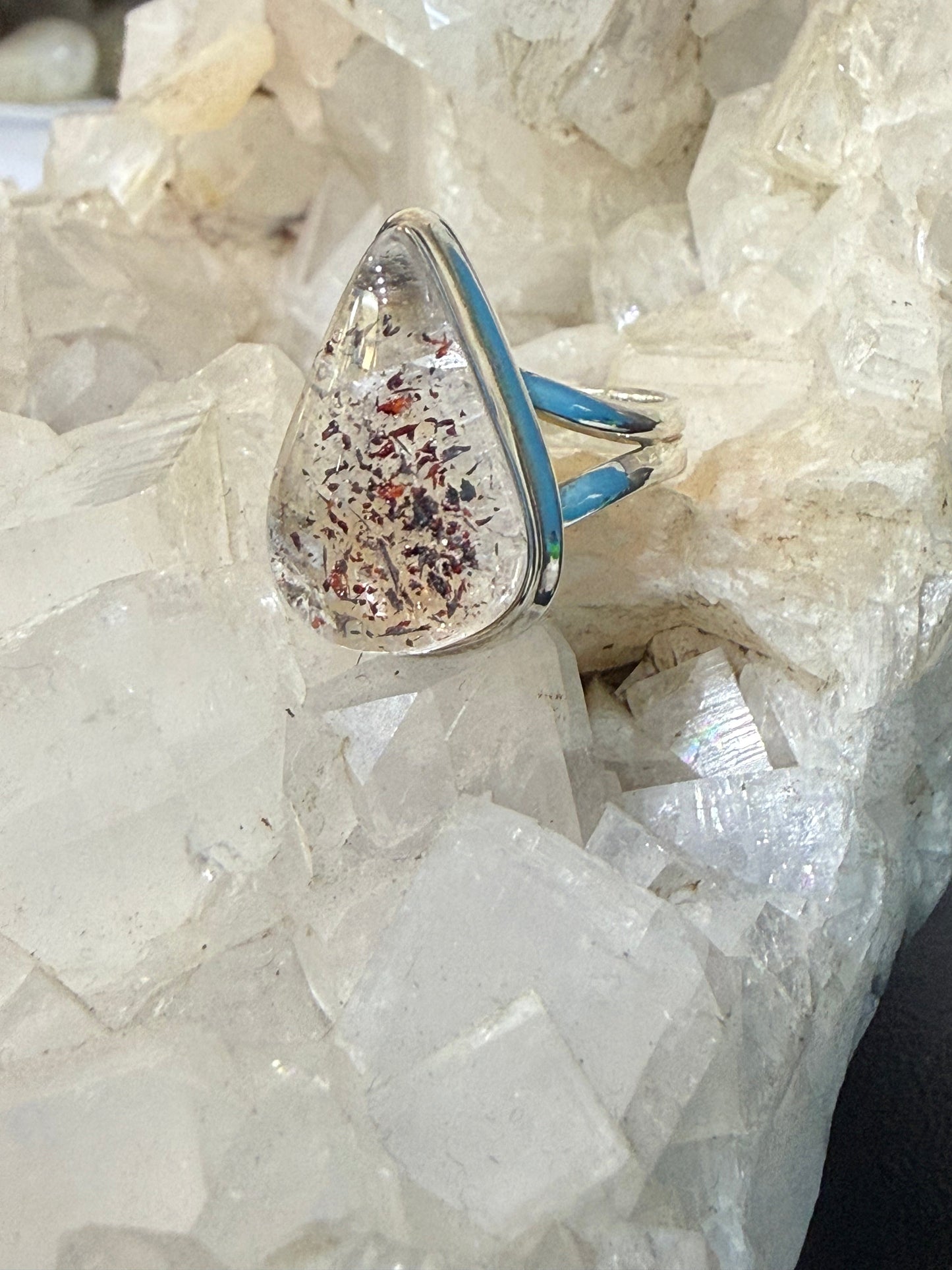 Fortune Glow Orire Lucky Quartz Ring – Size 6.5 Crystal Wellness