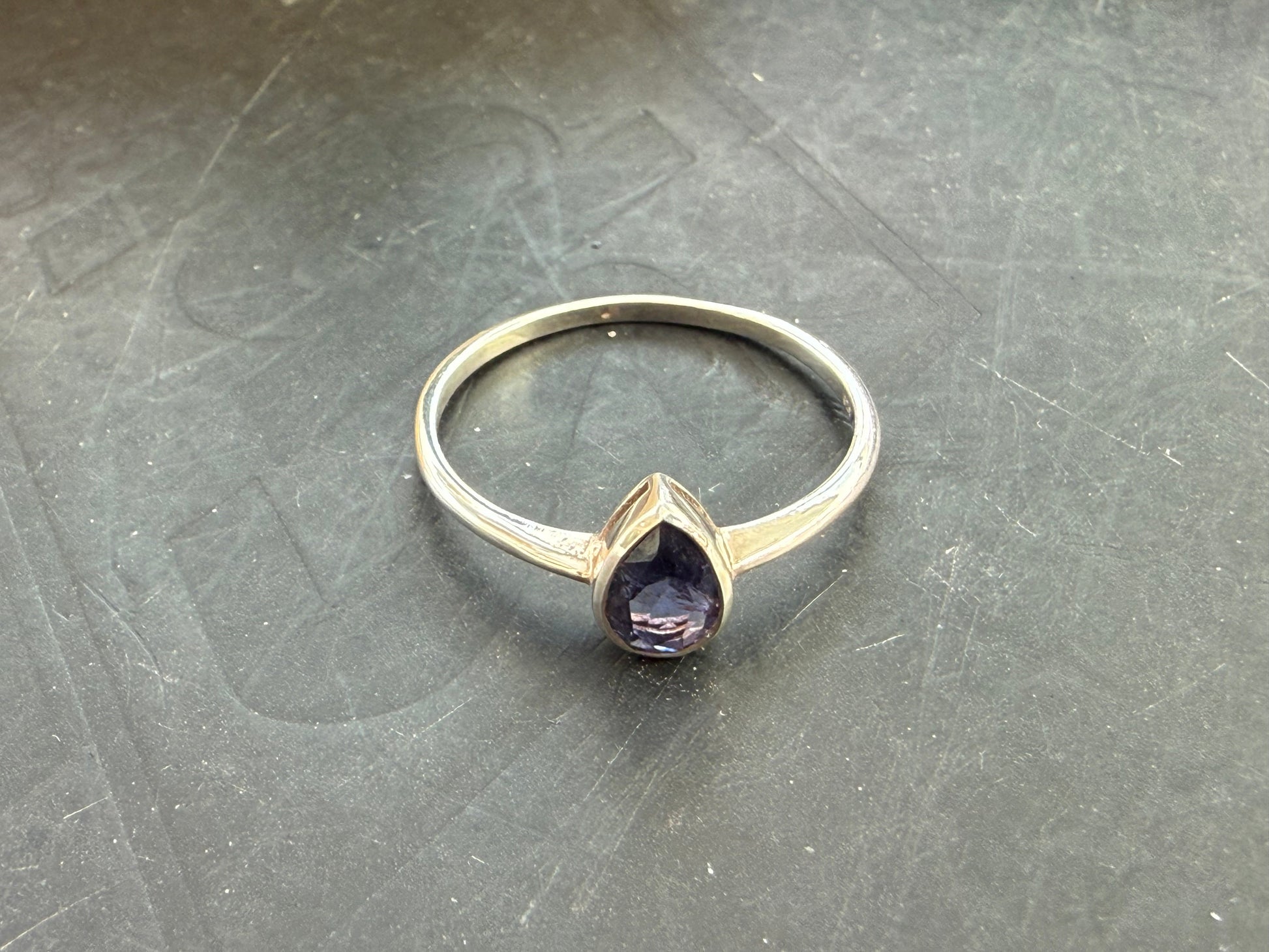 Iolite Ring — The Stone of Inner Vision, size 6 Crystal Wellness