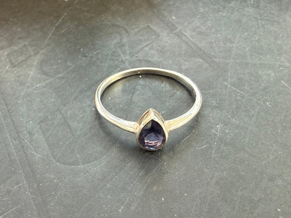 Iolite Ring — The Stone of Inner Vision, size 6 Crystal Wellness