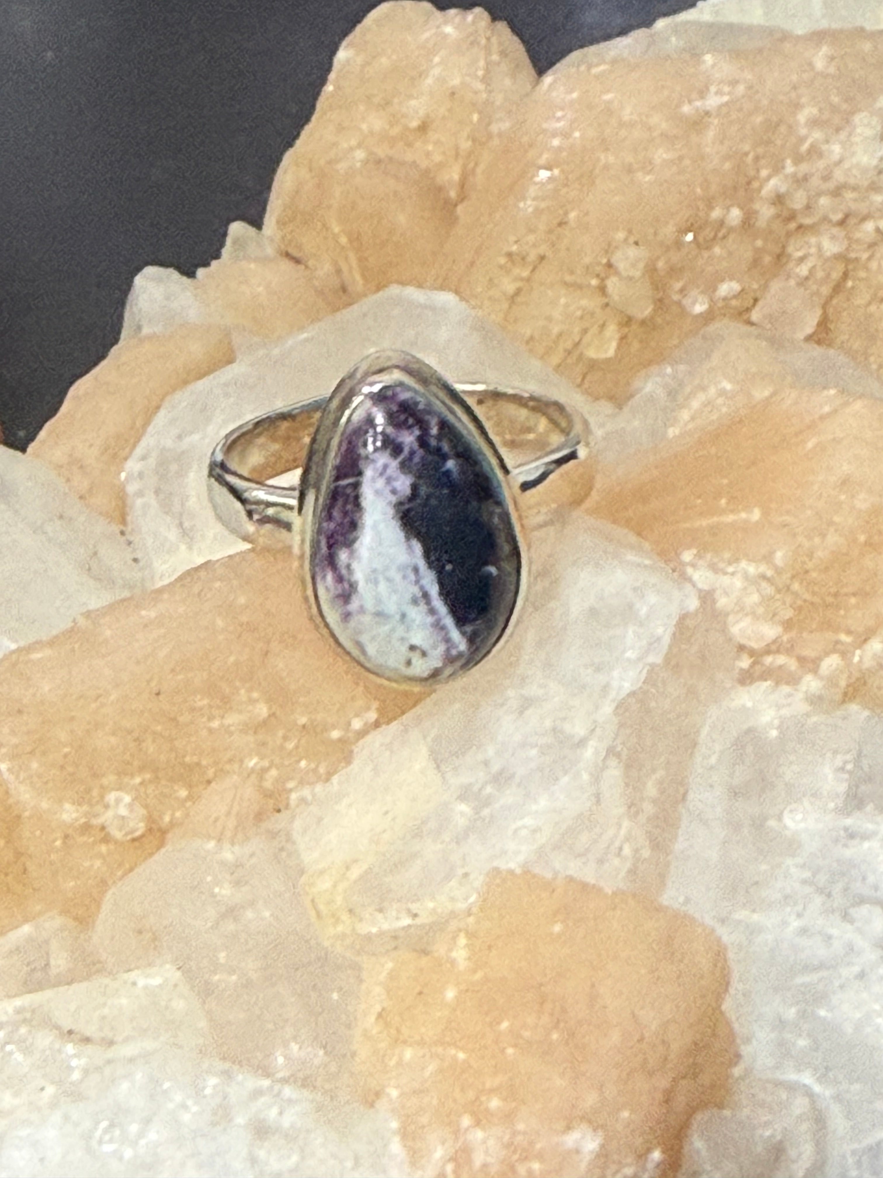 Kammererite Ring – Stone of Spiritual Insight & Heart Wisdom Crystal Wellness