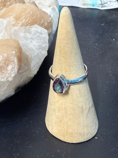 Mystic Topaz Ring, size 8 – Radiance of Transformation Crystal Wellness