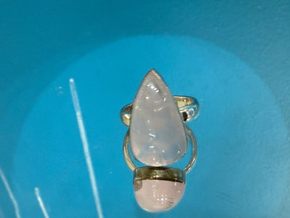 Rose Quartz Love Ring – Love, Compassion & Heart Healing, size 7 Crystal Wellness
