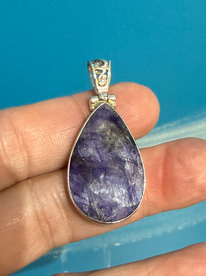 Sapphire Pendant Crystal Wellness