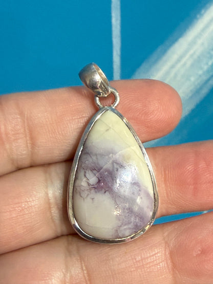 Tiffany Stone Pendant, 30mmx20mm Crystal Wellness