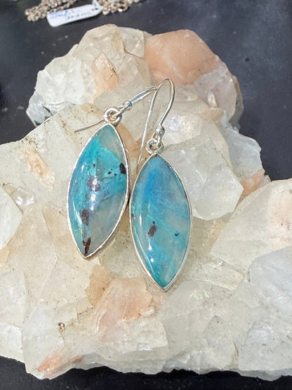 Quantum Quattro Earrings – Harmony, Healing & Heart Awakening, 25mmx12mm Crystal Wellness