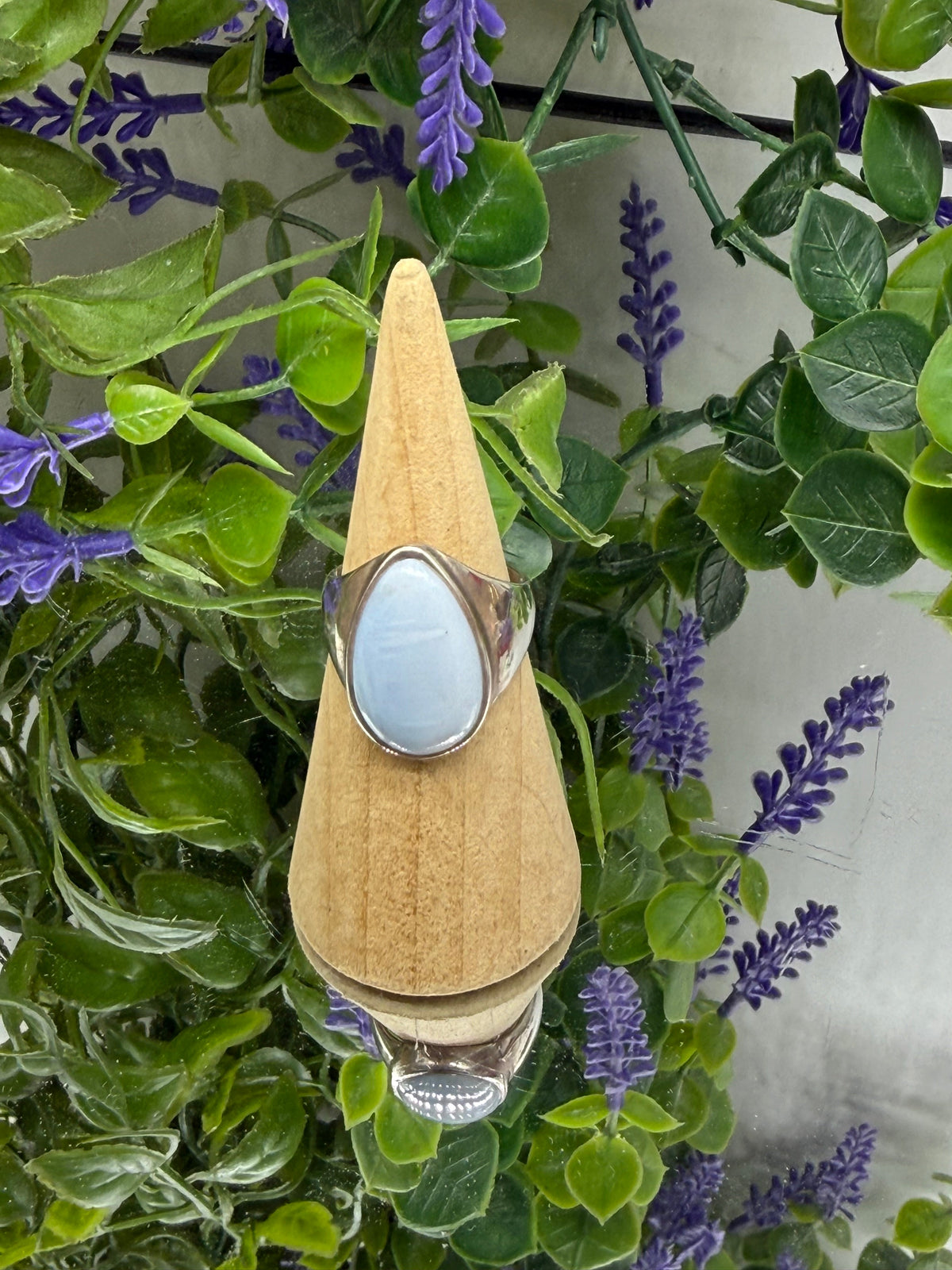 🤍 Owyhee Opal Ring — Inner Peace & Intuitive Flow, size 7.5 Crystal Wellness