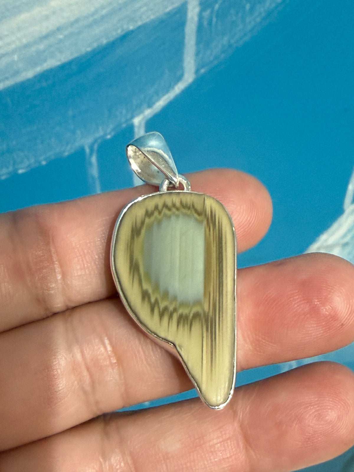 IMPERIAL JASPER SLICE PENDANT, 35mmx20mm
“Stone of Strength, Stability & Inner Peace” Crystal Wellness