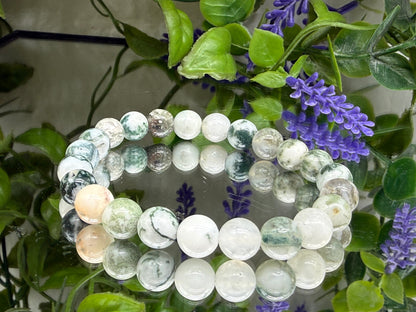 Tree Agate Beads Bracelet Crystal Wellness