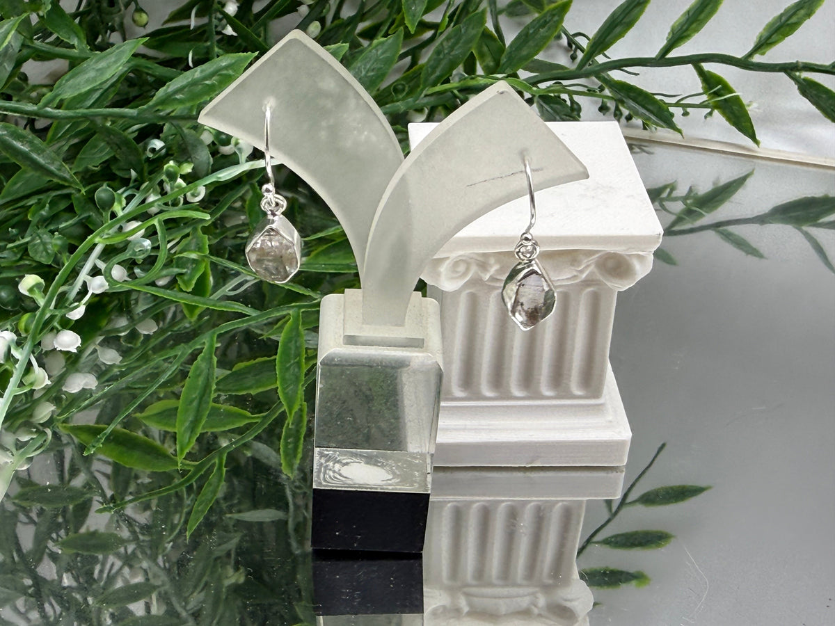 HERKIMER DIAMOND EARRINGS

“Stones of Spiritual Clarity, High Vibration & Divine Connection”, 13mmx10mm Crystal Wellness