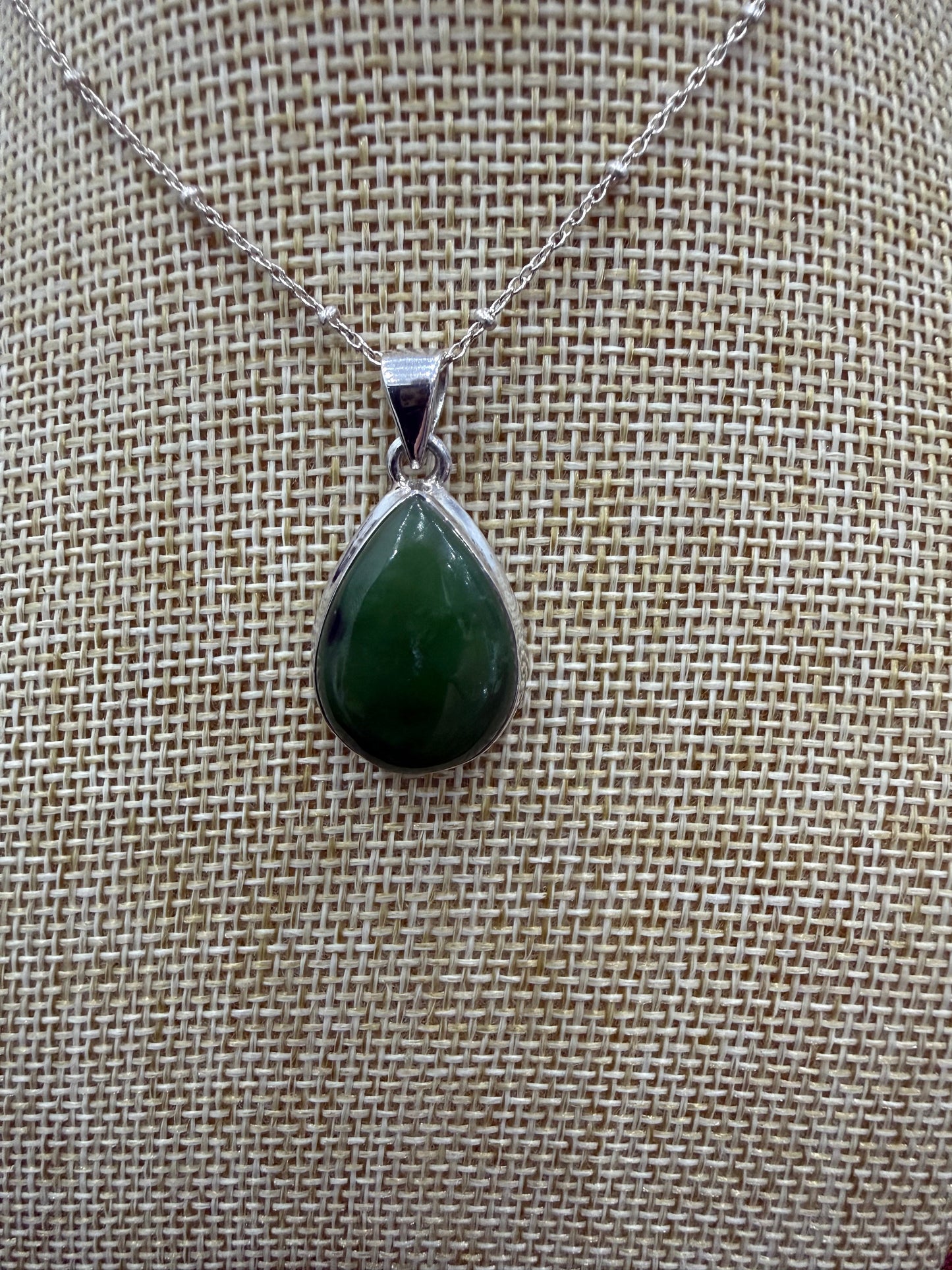 Nephrite Jade Pyramid 593g 85mm x 85mm Crystal Wellness