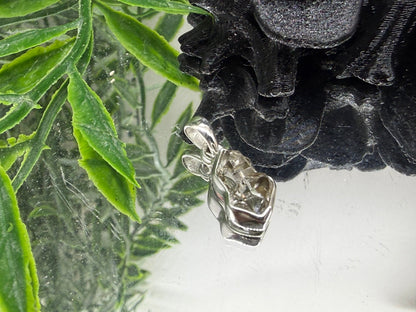 HERKIMER DIAMOND SILVER PENDANT — “Clarity, Light & Spiritual Connection”, 14mmx10mm Crystal Wellness