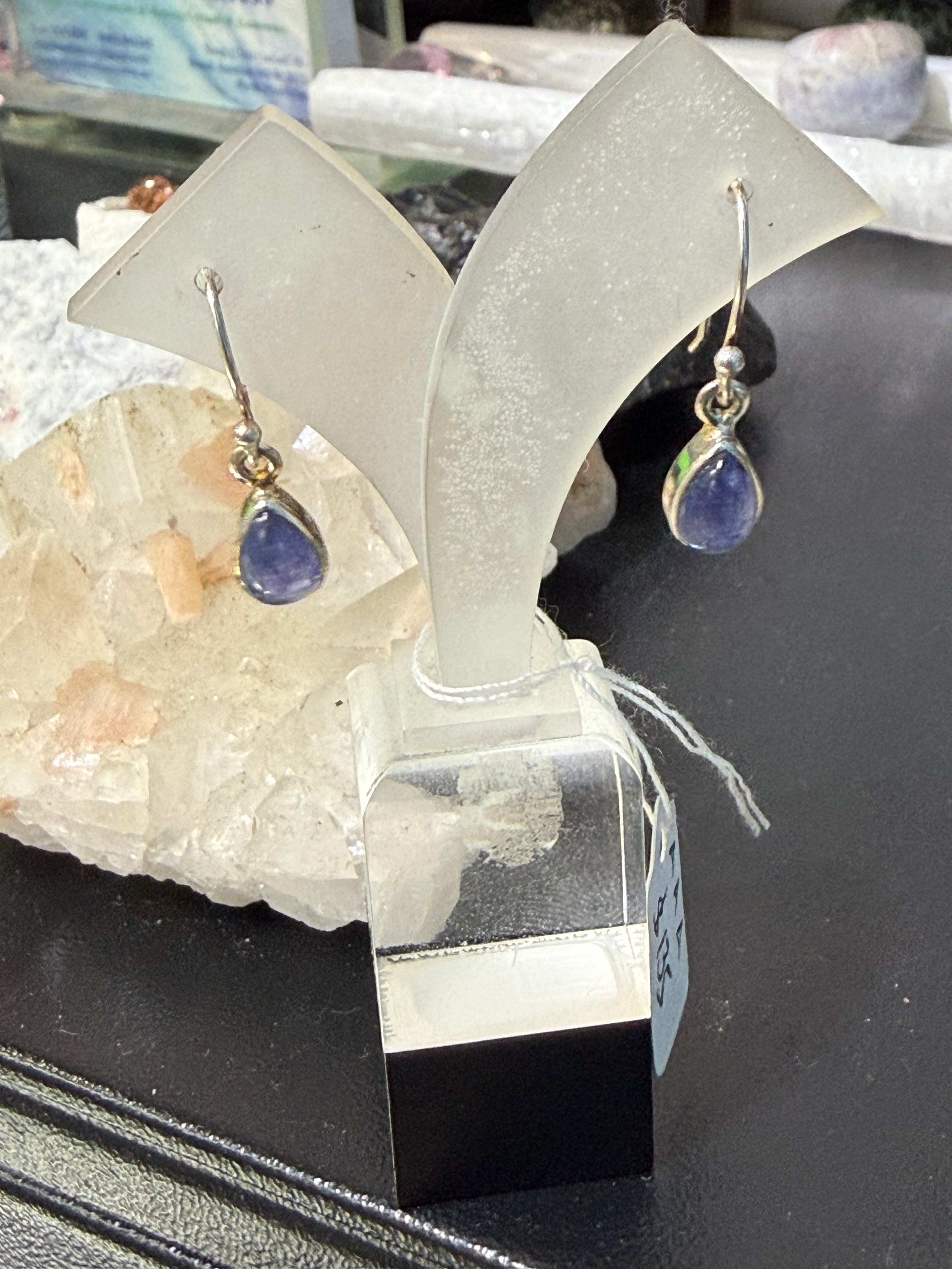 Tanzanite Earrings — The Stone of Spiritual Awakening, 9mmx6mm Crystal Wellness