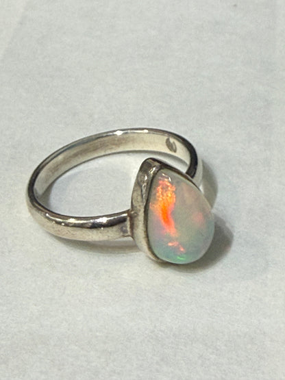 Australian Opal Ring Crystal Wellness