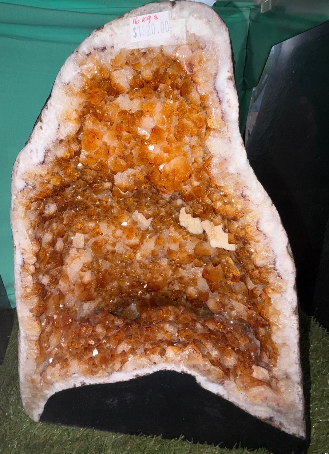 Citrine Cathedral Cluster 16 kgs | The Stone of Abundance, Joy & Manifestation Crystal Wellness
