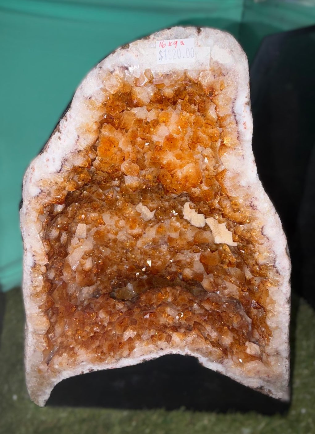 Citrine Cathedral Cluster 16 kgs | The Stone of Abundance, Joy & Manifestation Crystal Wellness