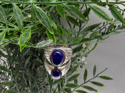 💙 Lapis Lazuli 925 Sterling Silver Ring – Size 10 | Stone of Wisdom, Inner Truth & Spiritual Insight Crystal Wellness
