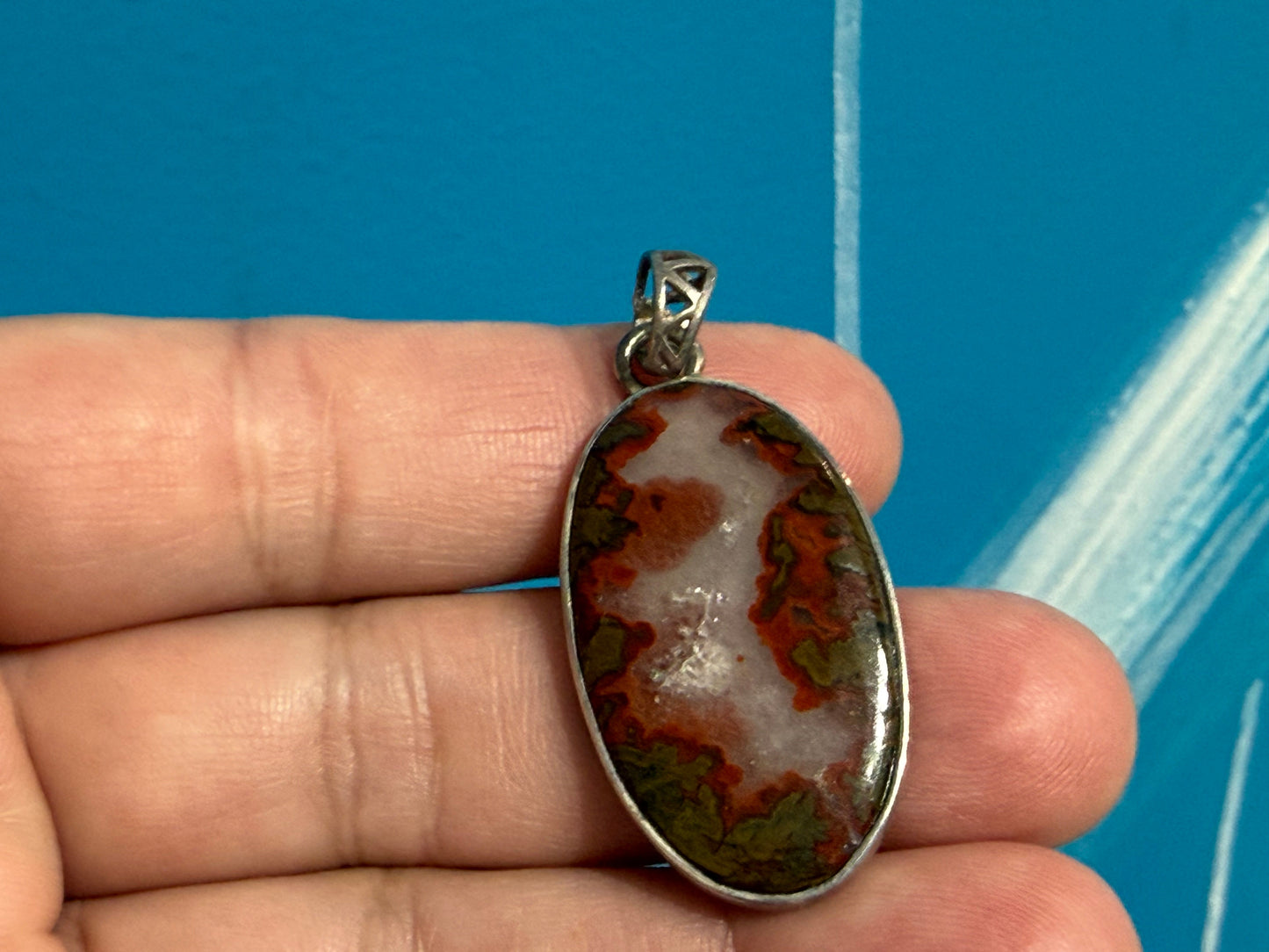 Laguna Agate, 35mmx19mm Crystal Wellness