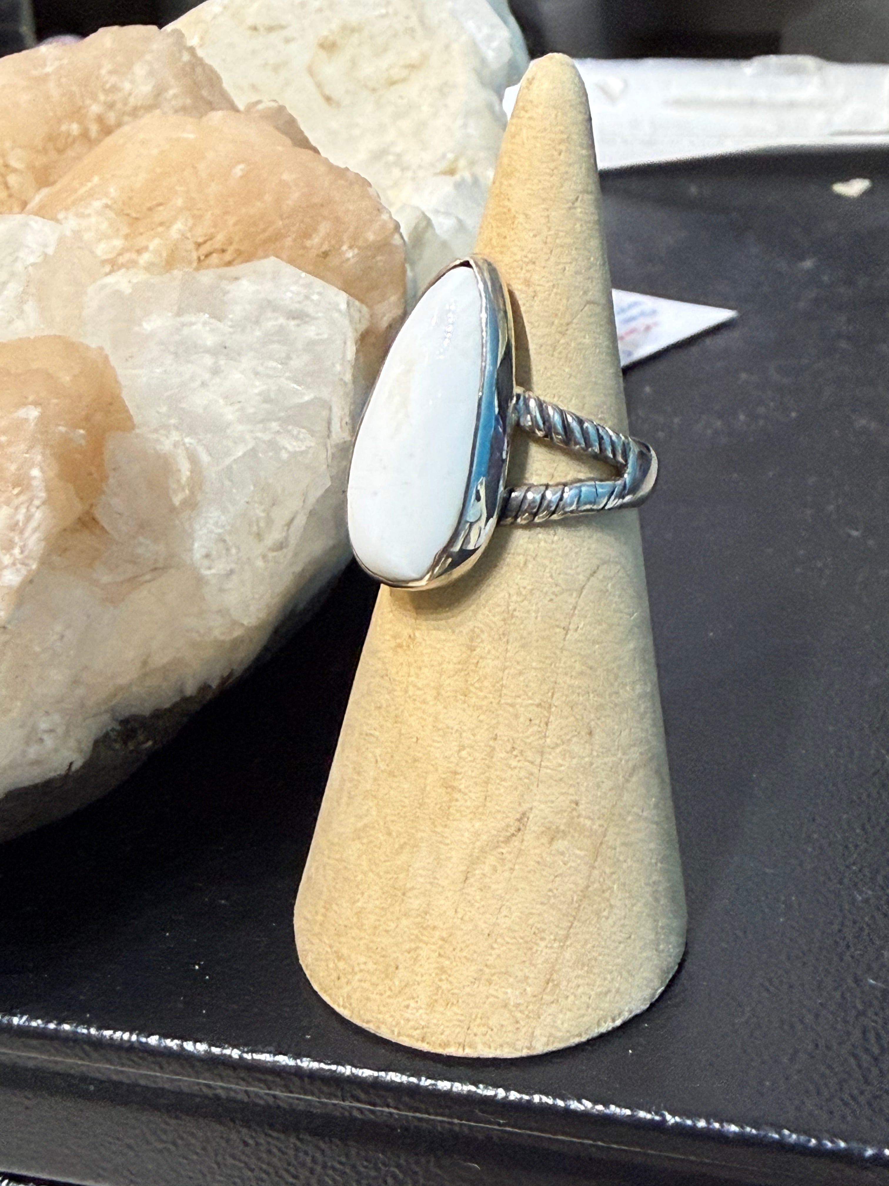 Scolecite Ring – Size 6 Crystal Wellness