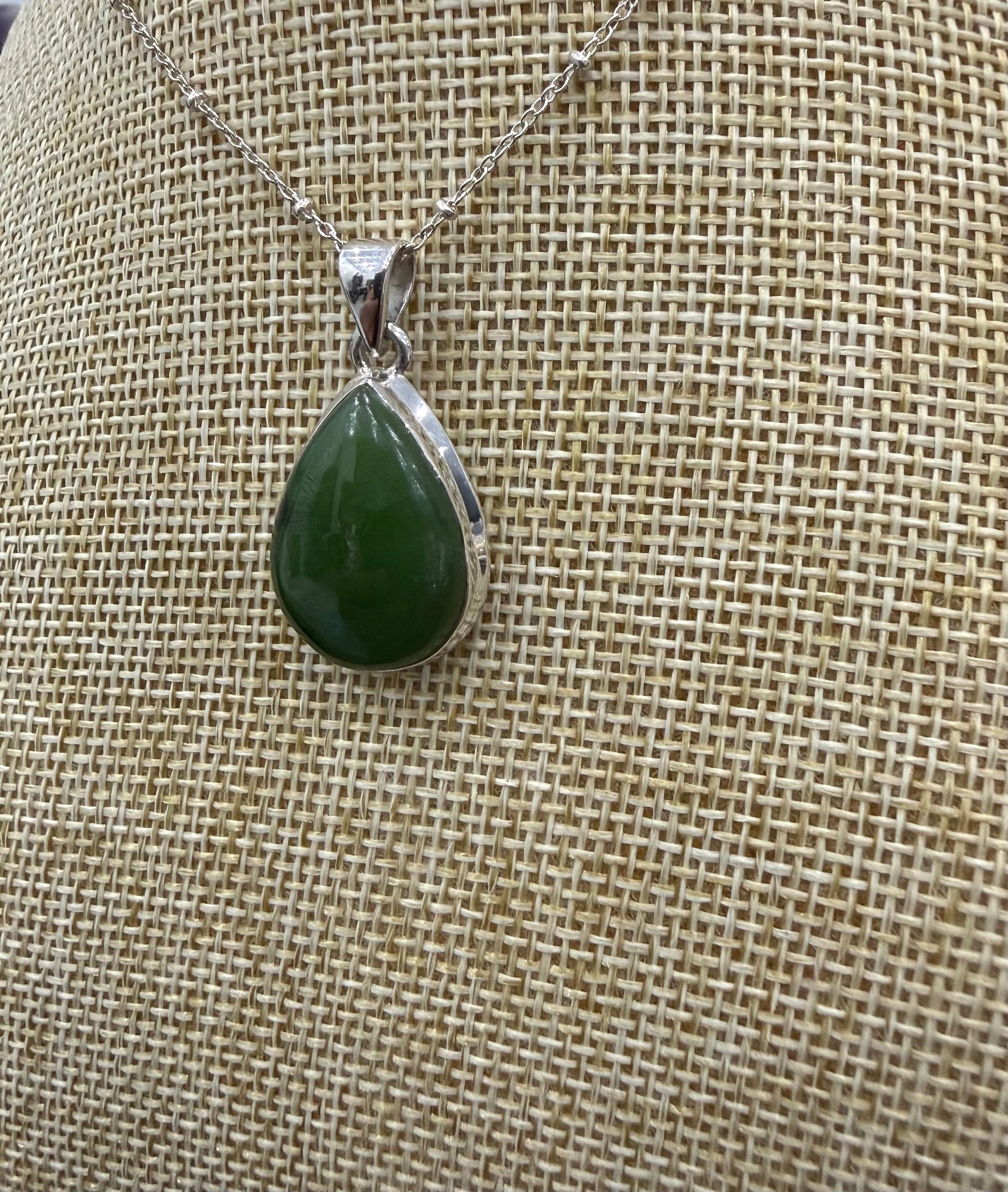Nephrite Jade Pyramid 593g 85mm x 85mm Crystal Wellness