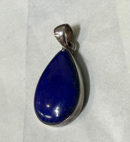 Lapis Lazuli Pendant — Stone of Wisdom & Inner Truth, 30mmx20mm Crystal Wellness