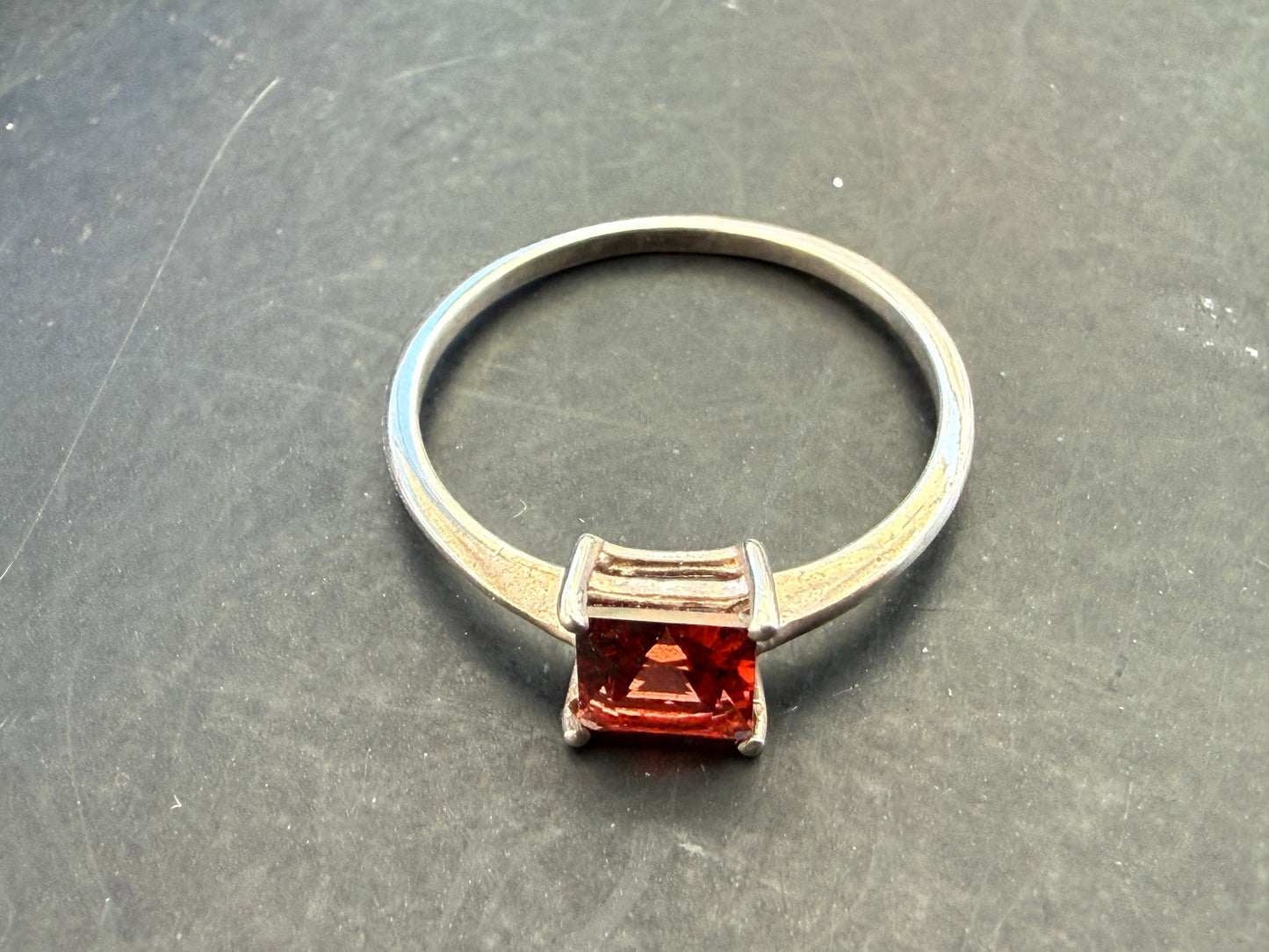 ❤️ Garnet Ring — Passion, Strength & Grounded Energy, size 6 Crystal Wellness