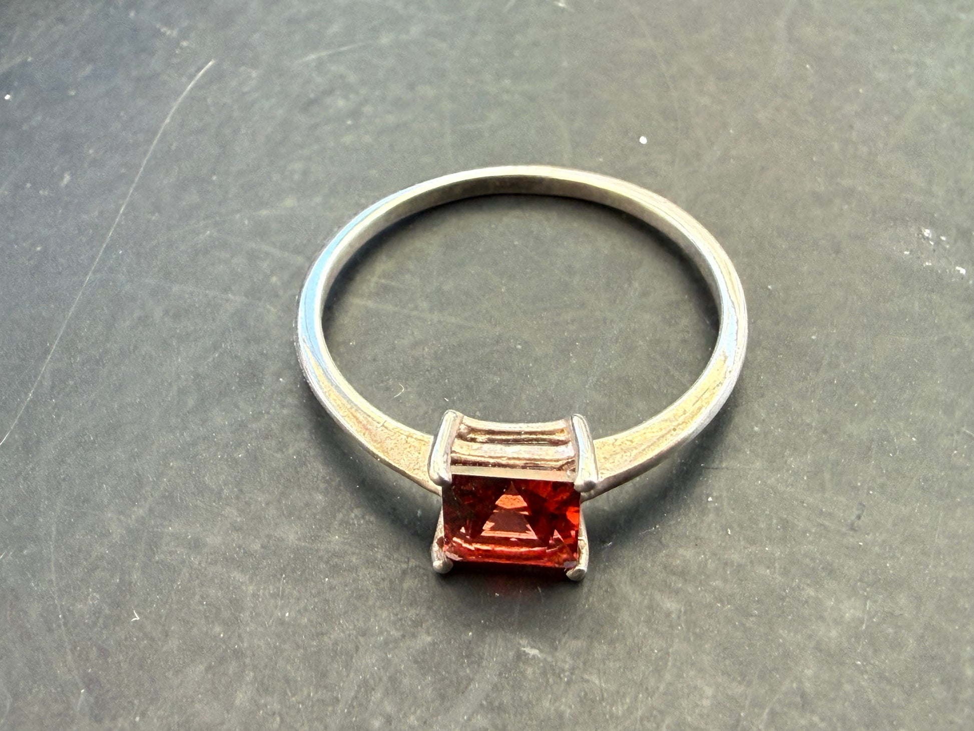 ❤️ Garnet Ring — Passion, Strength & Grounded Energy, size 6 Crystal Wellness
