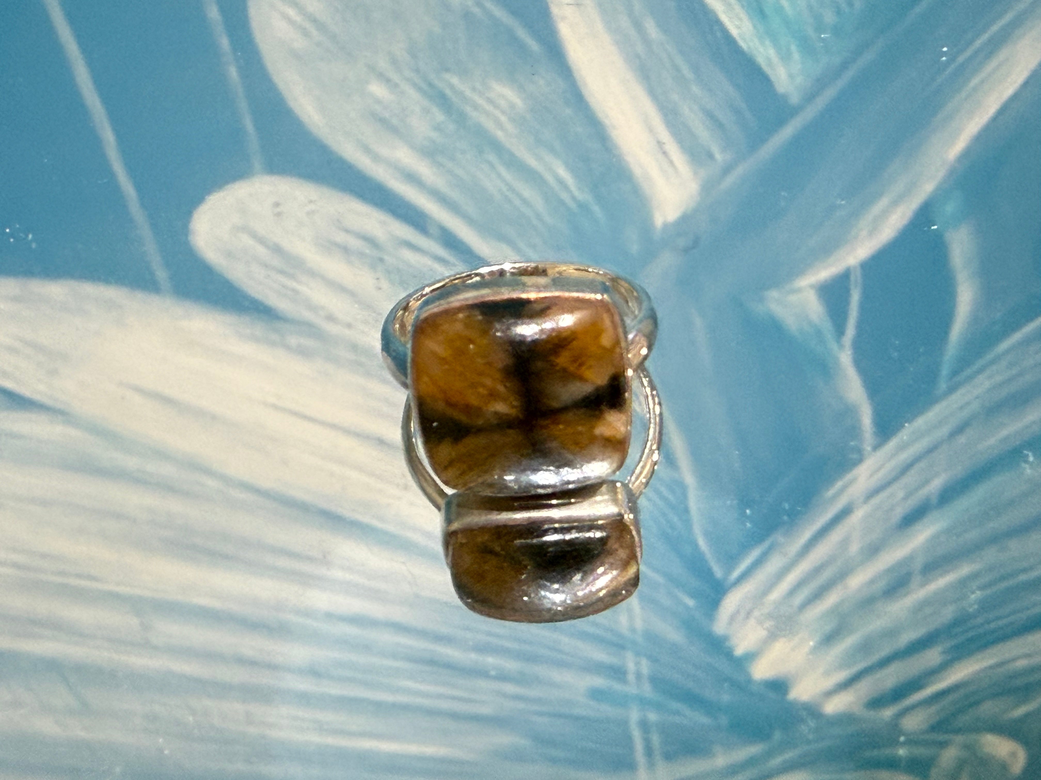 Chiastolite Ring, size 9
The Stone of Protection & Sacred Alignment Crystal Wellness