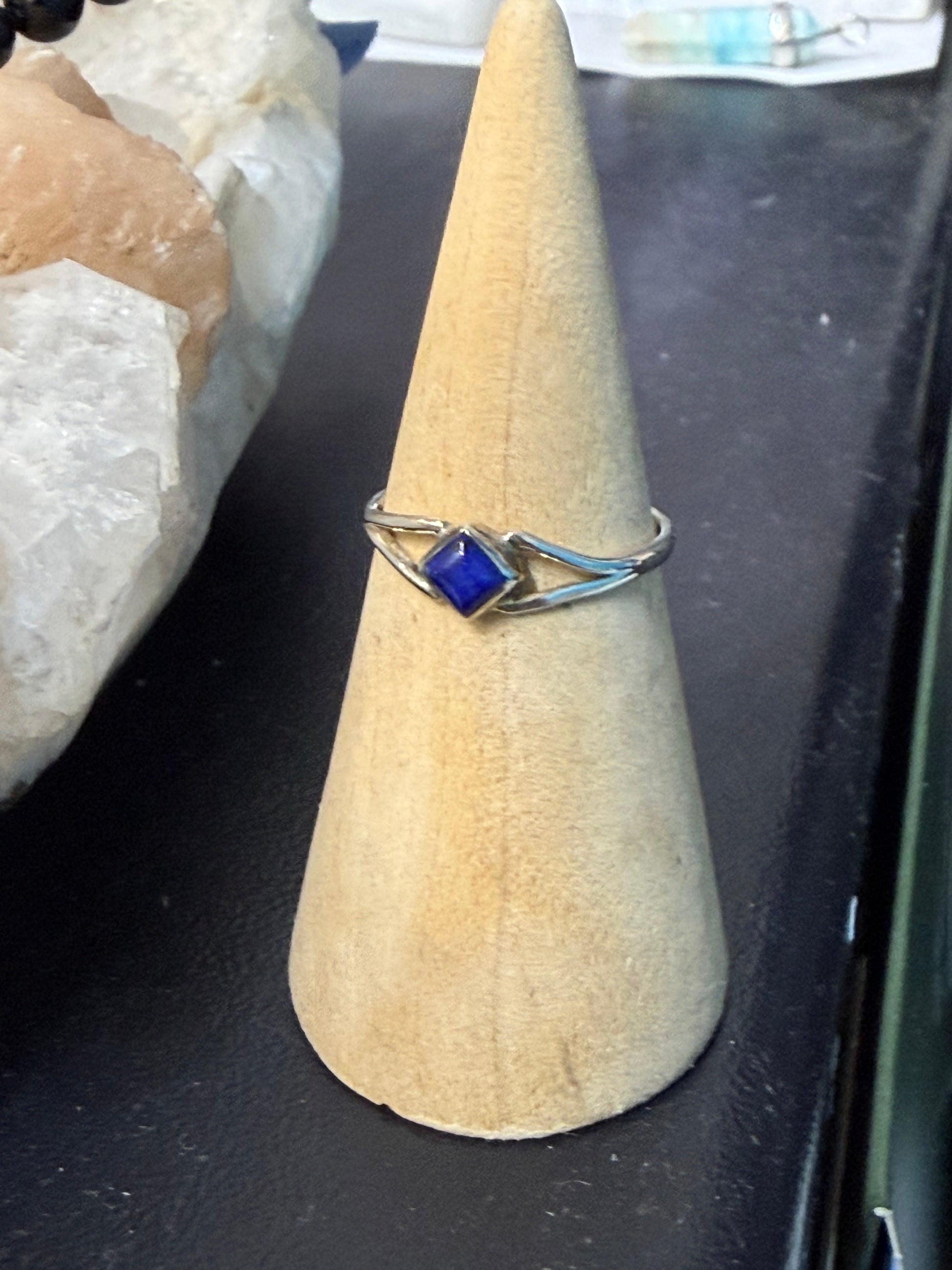 Lapis Lazuli Ring, size 7.5 – Wisdom of the Ancient Sky Crystal Wellness