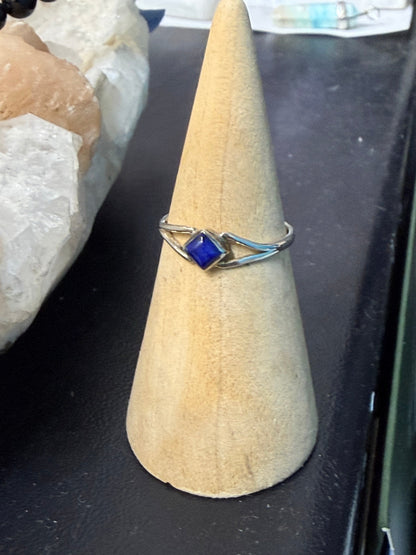 Lapis Lazuli Ring, size 7.5 – Wisdom of the Ancient Sky Crystal Wellness