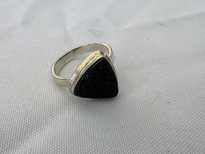 Black Onyx Druzy Ring, size 8.5

Strength • Protection • Inner Power Crystal Wellness