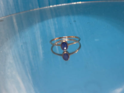Blue Kyanite Ring, size 9  — A Stone of Serenity, Alignment & Divine Expression Crystal Wellness