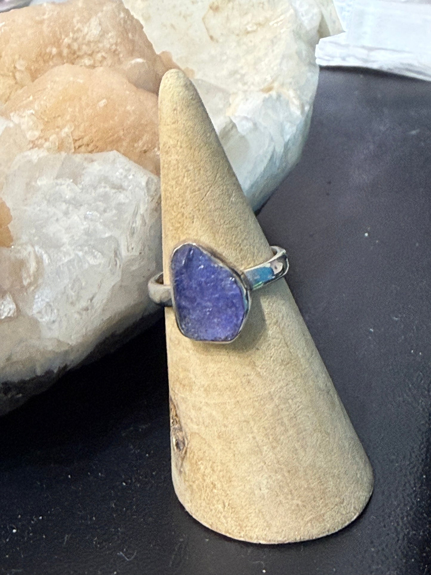 Tanzanite Ring – Intuition & Transformation, size 6.75 Crystal Wellness