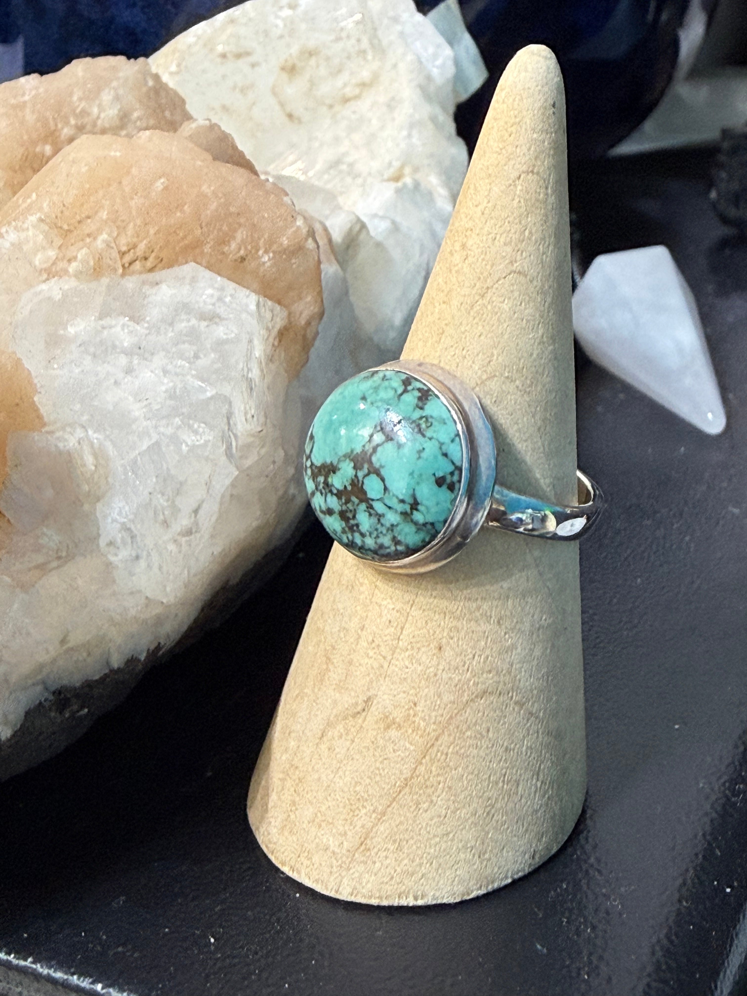 Turquoise Pendant — Stone of Protection & Truth, size 7 Crystal Wellness