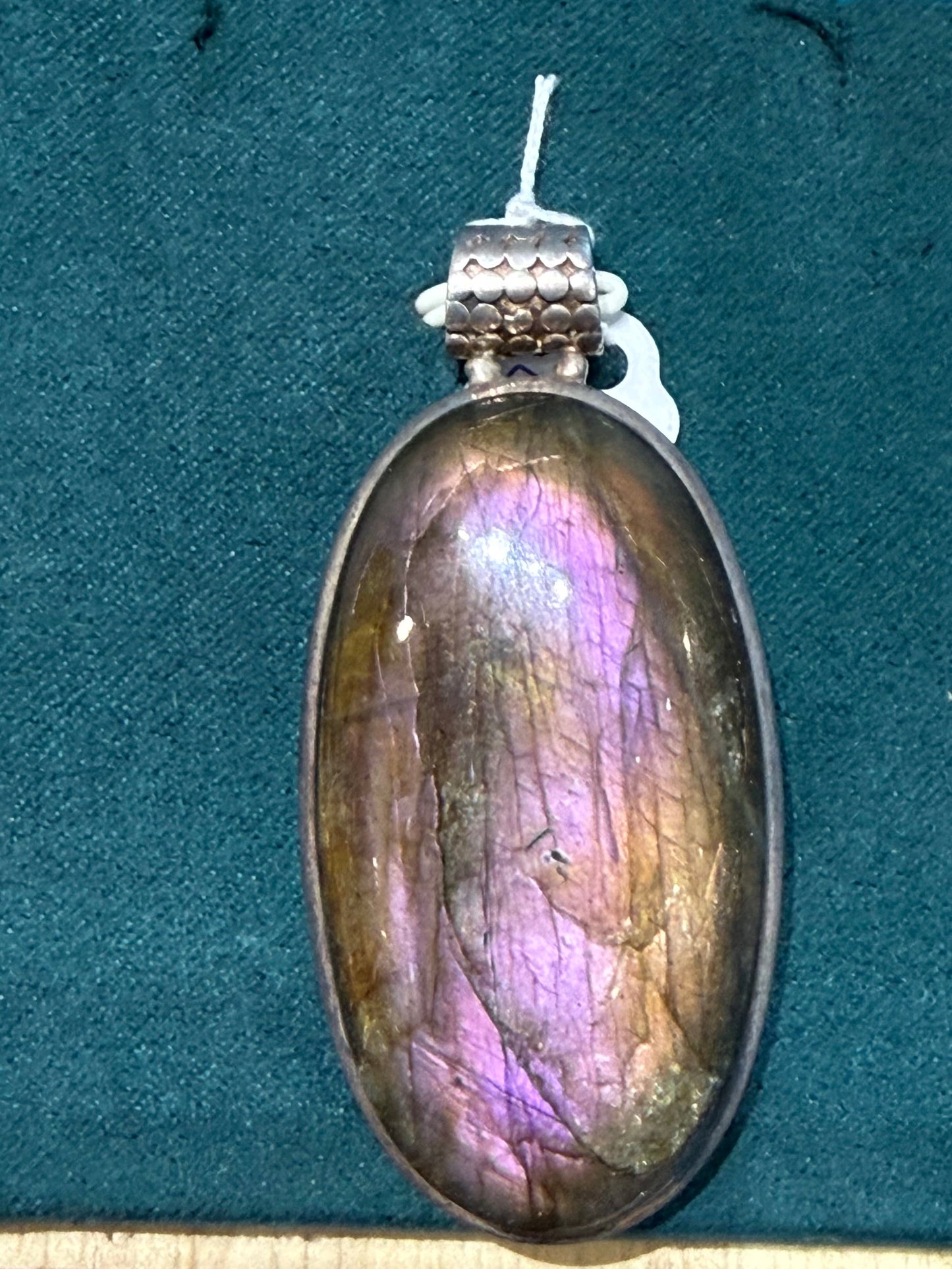 Labradorite Pendant — The Stone of Magic, Intuition & Transformation, 47mmx27mm Crystal Wellness