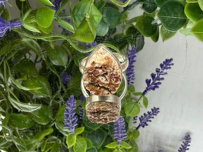 Vanadinite Ring — Sacred Focus & Creative Fire, size 9 Crystal Wellness