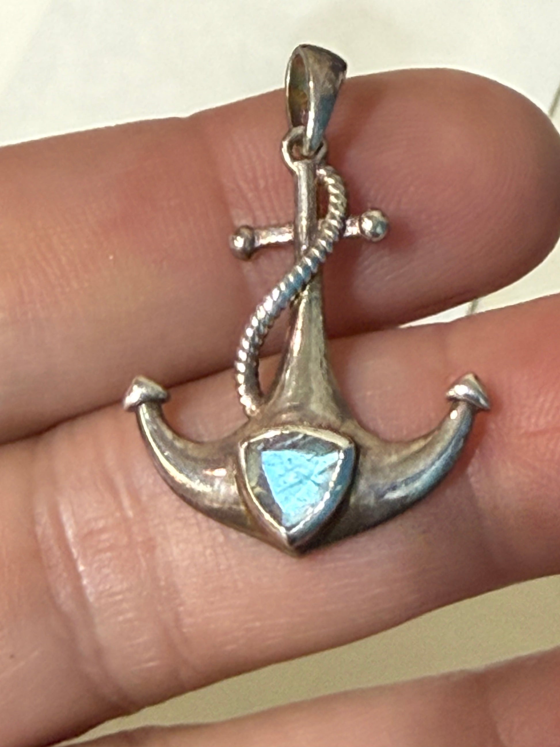 Labradorite Labradorite Anchor Pendant – Stone of Guidance & Protection Crystal Wellness