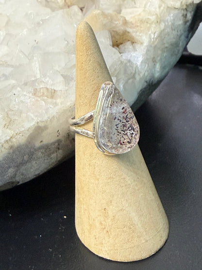 Fortune Glow Orire Lucky Quartz Ring – Size 6.5 Crystal Wellness
