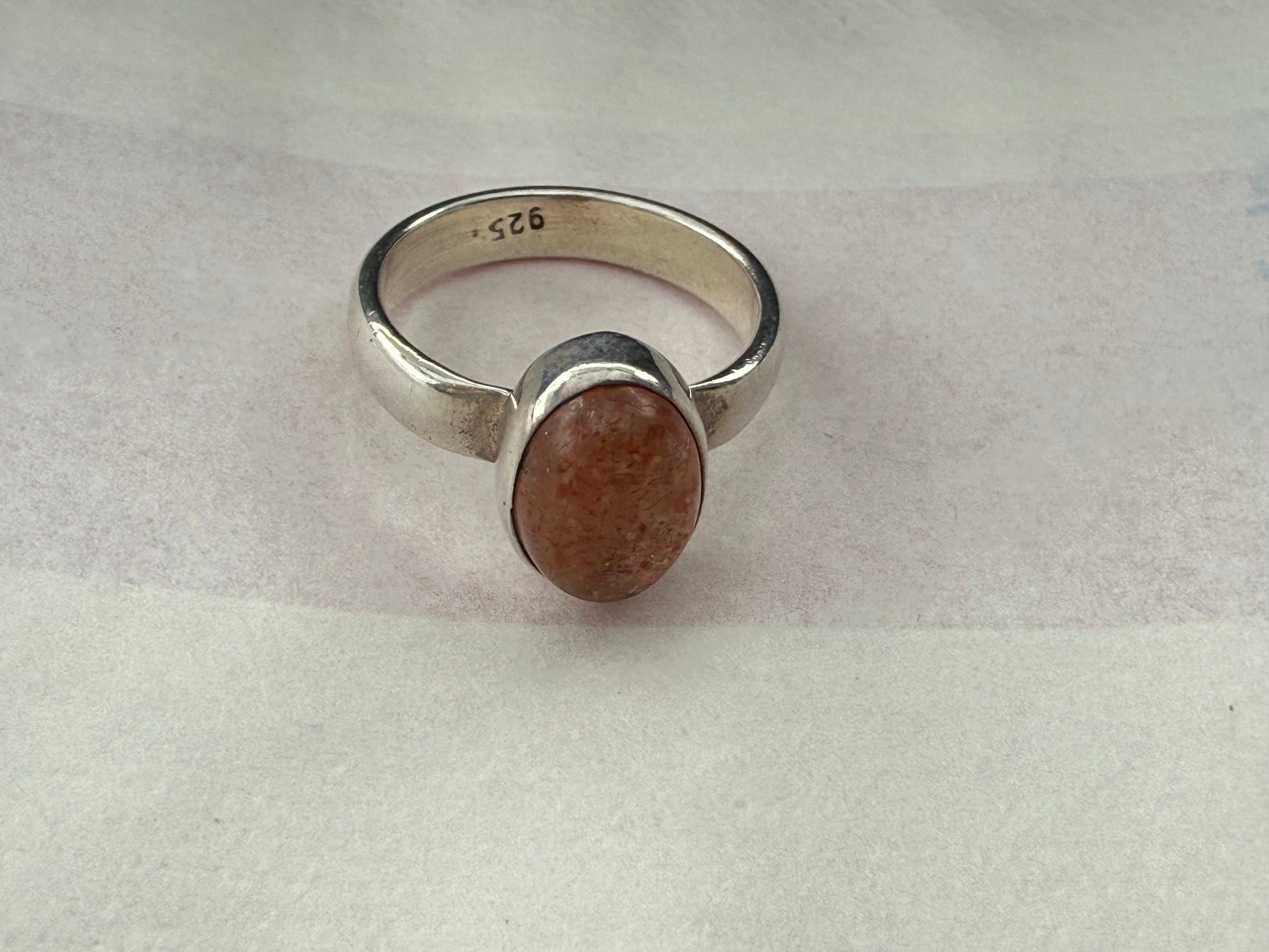 Sunstone Ring – A Beacon of Joy, Confidence & Personal Power, size 5.5 Crystal Wellness