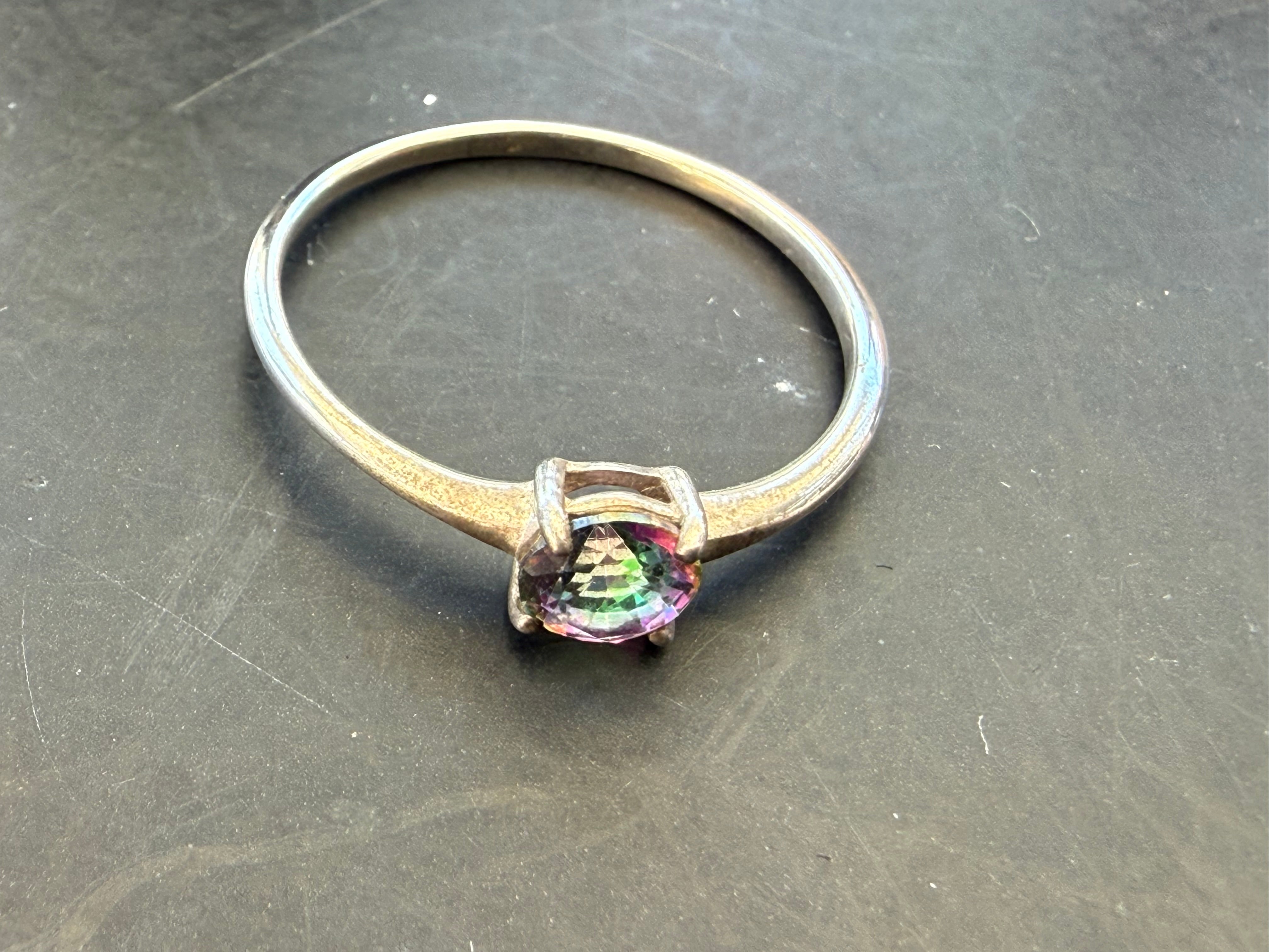 Mystic Topaz Ring, size 8 – A Spark of Light & Transformation Crystal Wellness