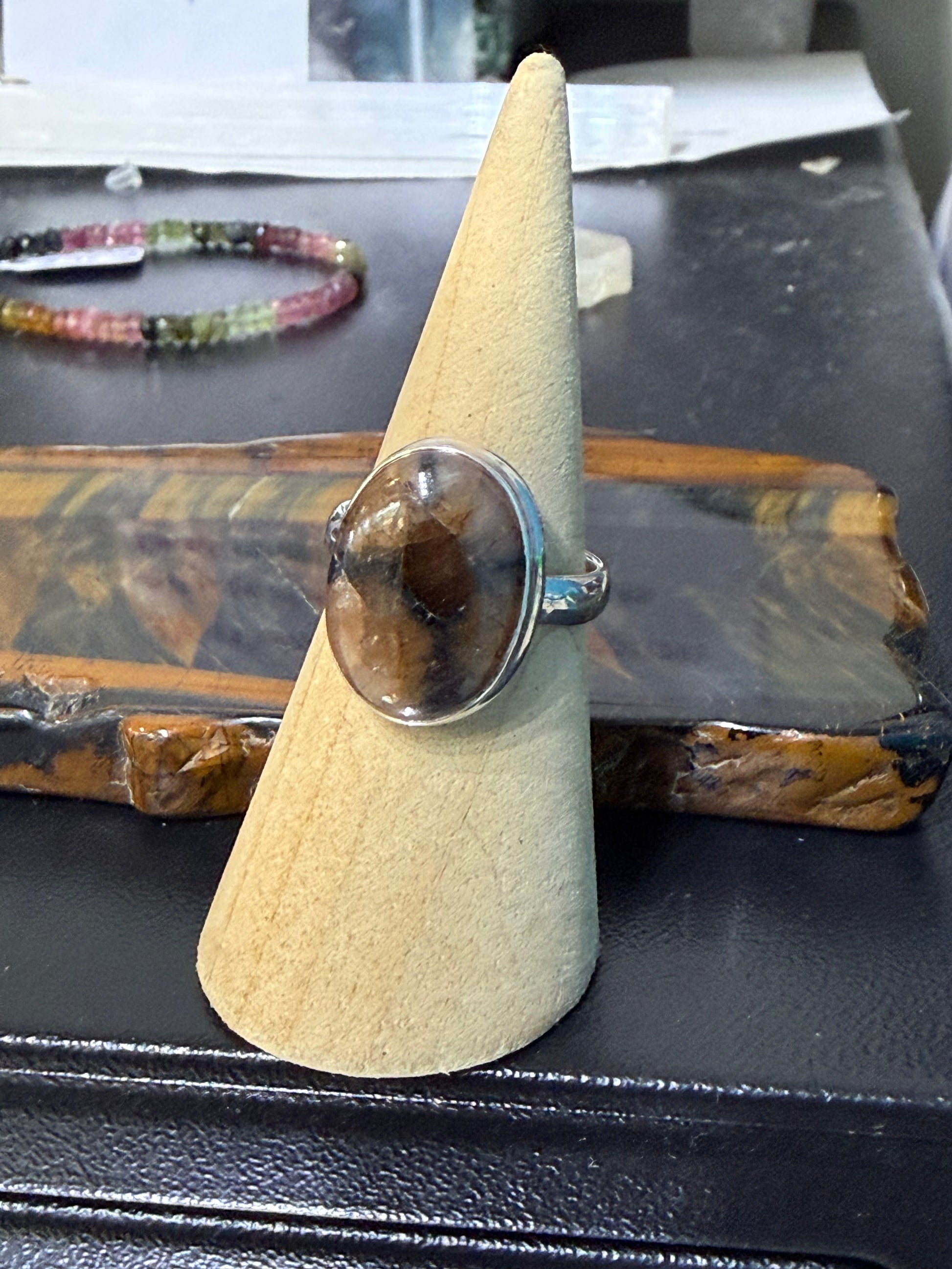 Chiastolite Silver Ring — Ancient Stone of Protection & Inner Balance, size 8

A sacred stone of protection, grounding and spiritual strength. Crystal Wellness