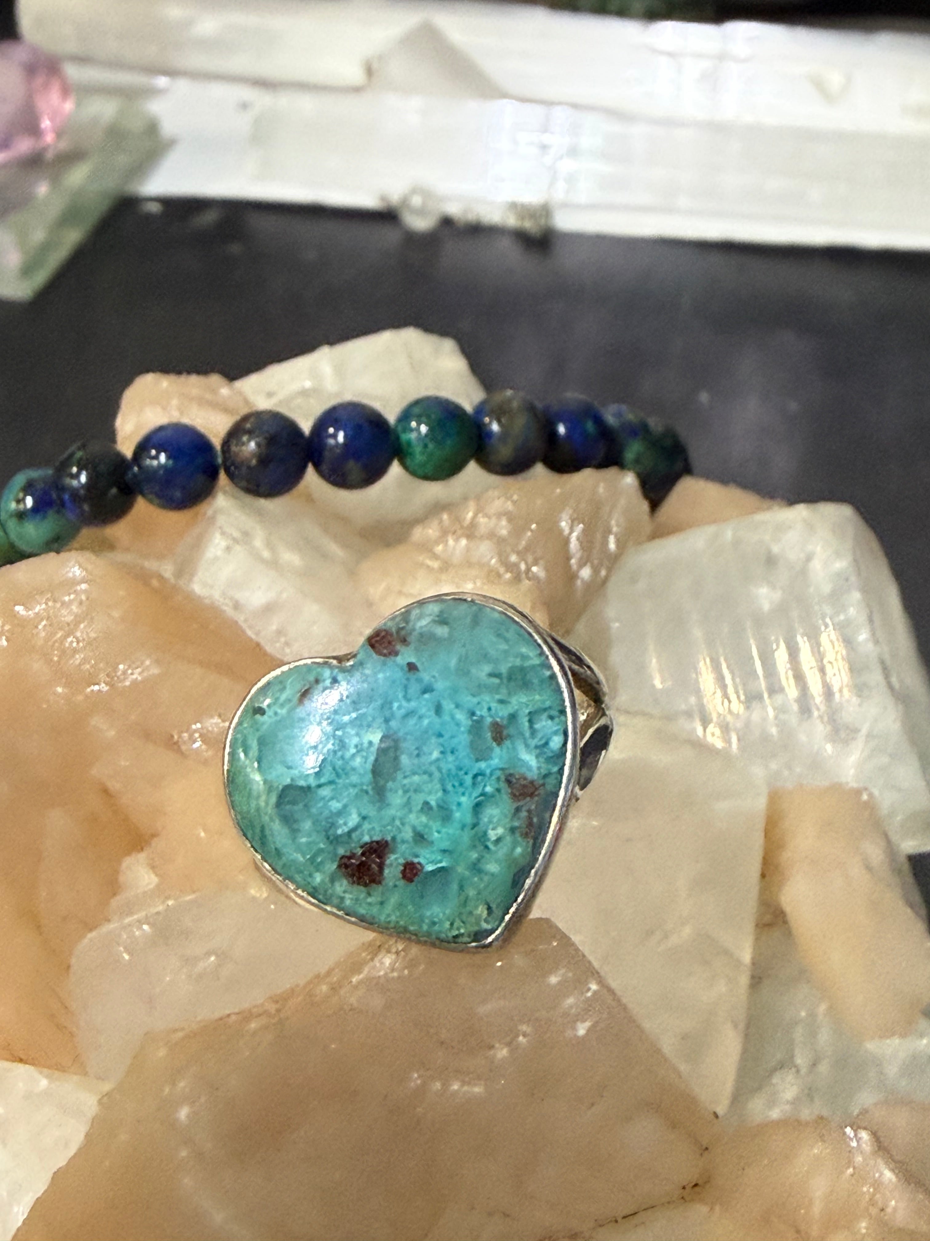 Quantum Quattro Ring, size 8.5 — Healing, Transformation & Spiritual Awakening Crystal Wellness