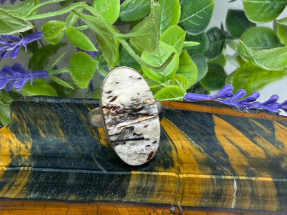 Astrophyllite Ring — Transformation & Inner Alignment, size 7.5 Crystal Wellness