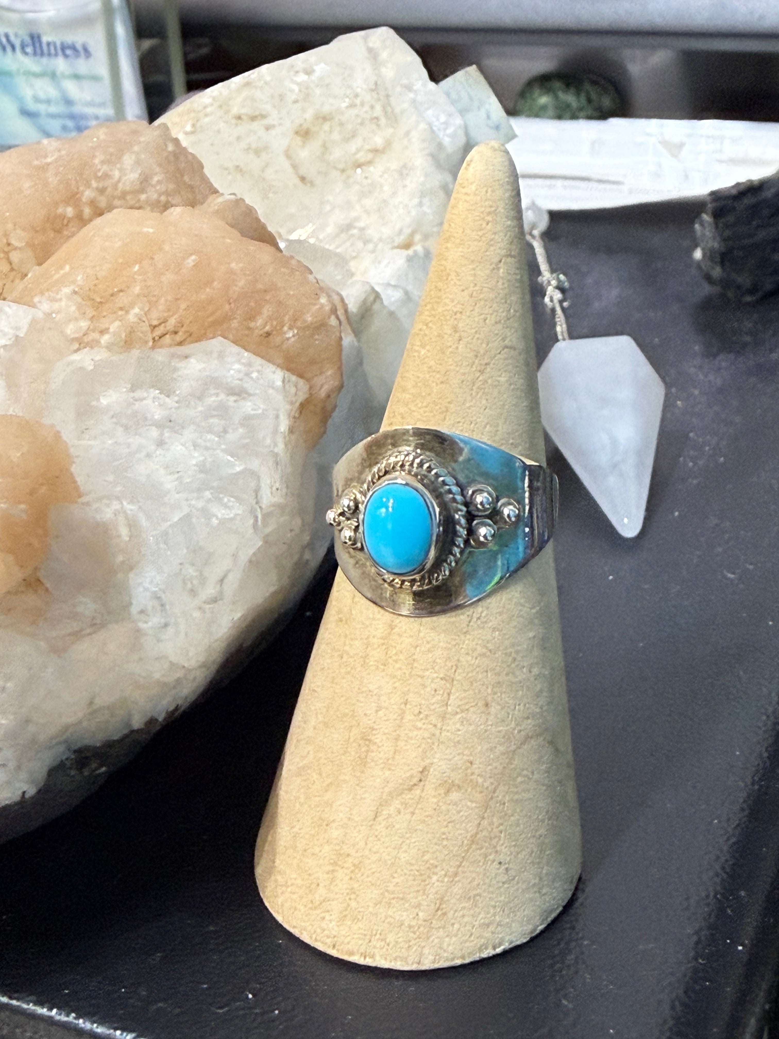 Kingsman Turquoise & Carnelian Sterling Silver Bracelet – Courage, Vitality & Authentic Expression, 20cm Crystal Wellness