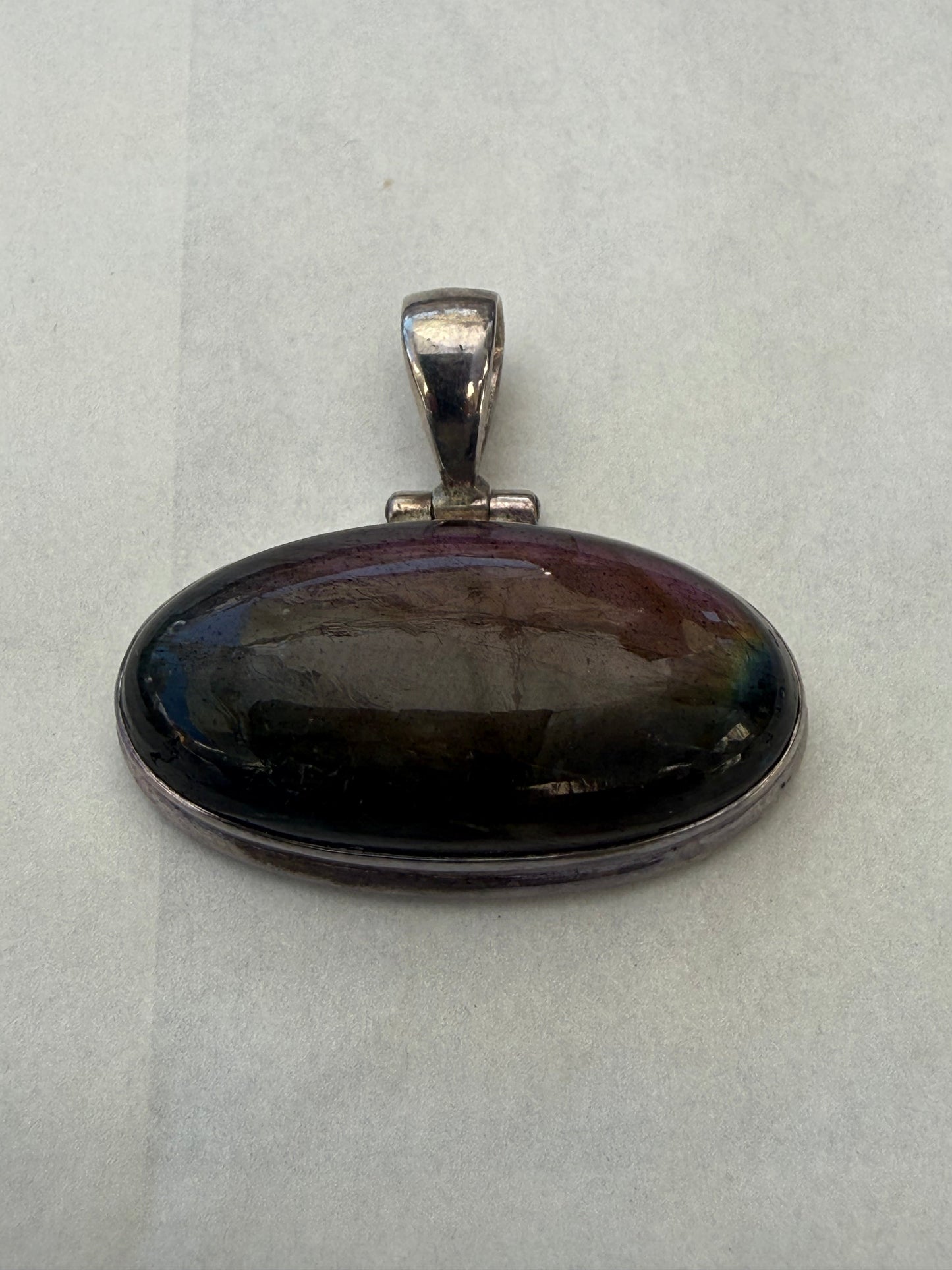 Mystic Light Labradorite Pendant 28mmx17mm Crystal Wellness