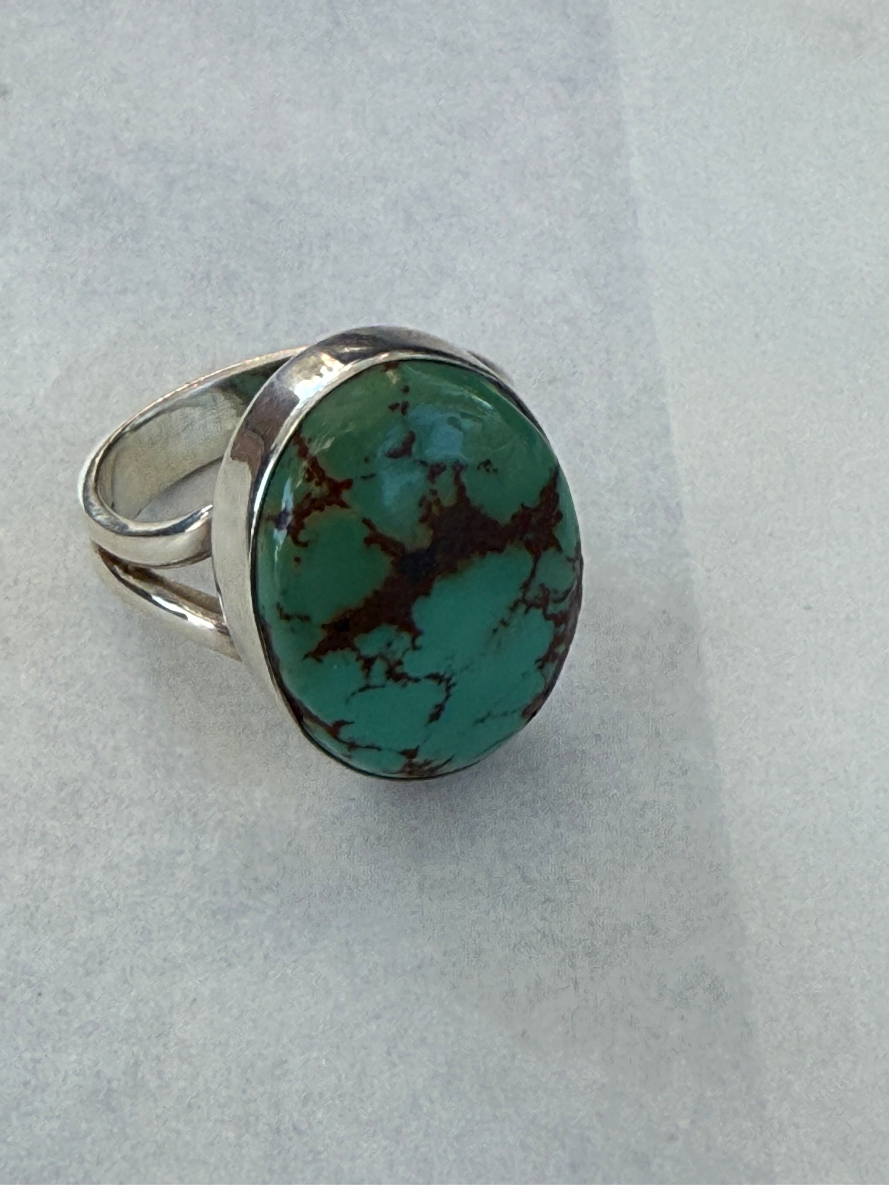 Tibetan Turquoise Ring
Ancient Protection, Wisdom & Sacred Journey, size 6 Crystal Wellness