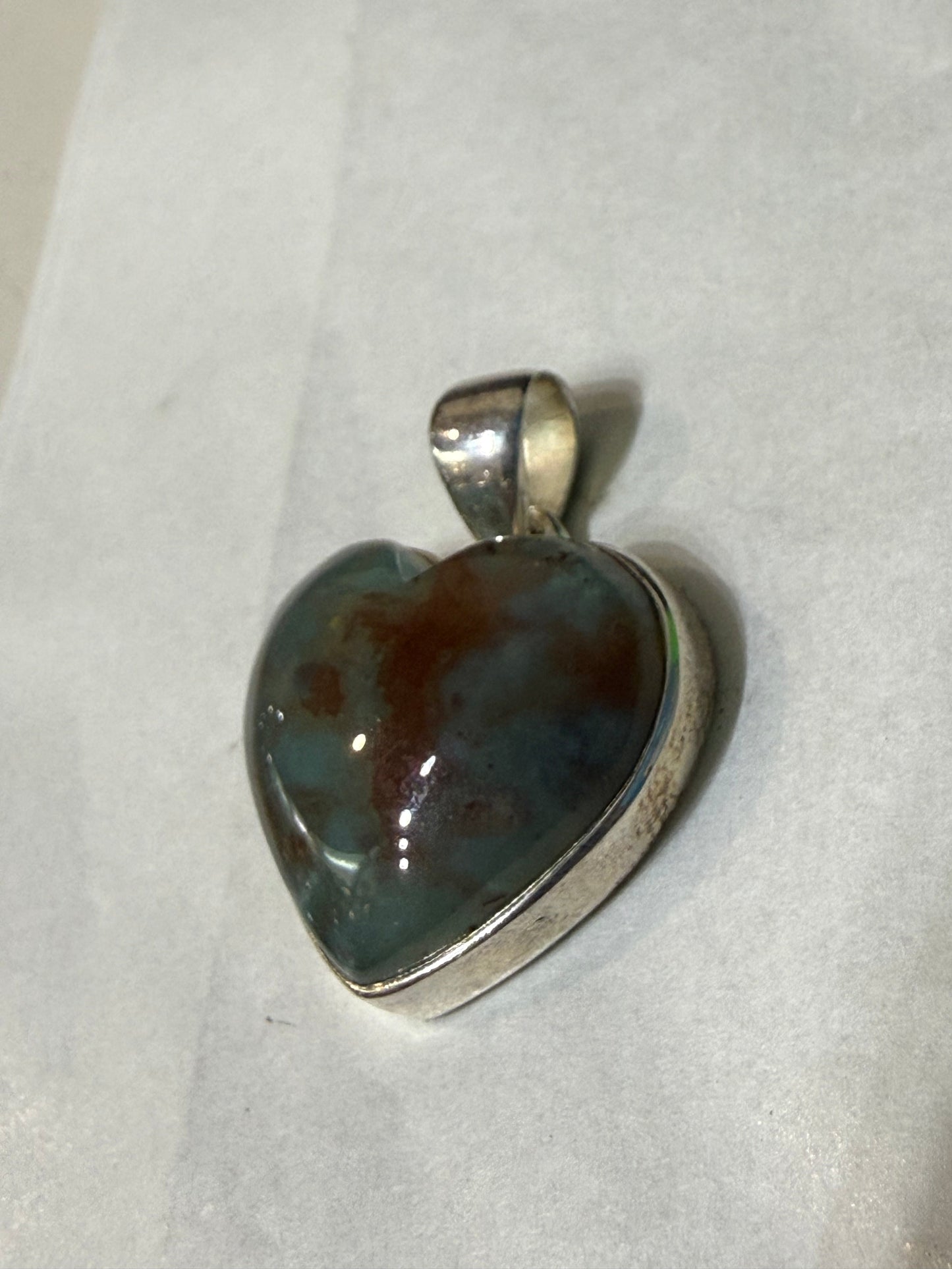 Heart of Courage Bloodstone Pendant Crystal Wellness
