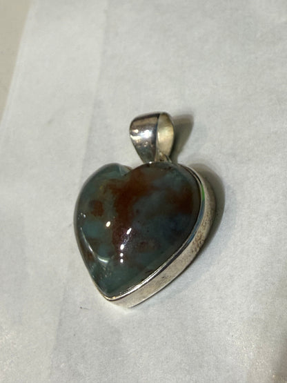 Heart of Courage Bloodstone Pendant Crystal Wellness